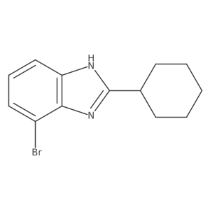 7-Bromo-2-cyclohexyl-1H-benzo[d]imidazole Structure