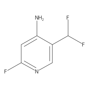 5-(Difluoromethyl)-2-fluoropyridin-4-amine Structure