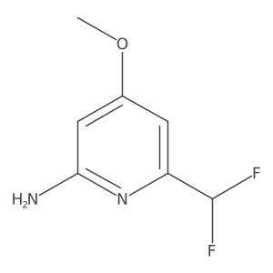 6-(Difluoromethyl)-4-methoxypyridin-2-amine Structure