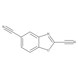 Benzo[d]oxazole-2,5-dicarbonitrile结构式