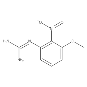1-(3-Methoxy-2-nitrophenyl)guanidine Structure