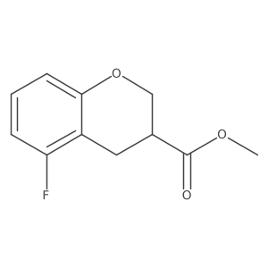 Methyl 5-fluorochromane-3-carboxylate Structure