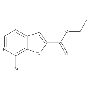 Ethyl 7-bromothieno[2,3-c]pyridine-2-carboxylate Structure