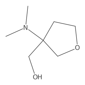 [3-(Dimethylamino)oxolan-3-yl]methanol Structure