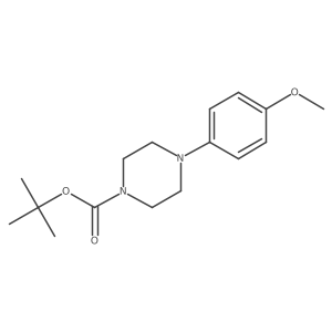 Tert-butyl 4-(4-methoxyphenyl)piperazine-1-carboxylate Structure
