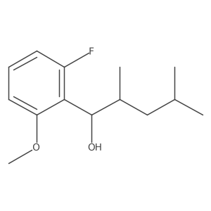 Benzenemethanol, I+/--(1,3-dimethylbutyl)-2-fluoro-6-methoxy-结构式