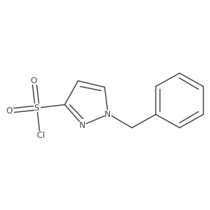 1-Benzyl-1H-pyrazole-3-sulfonyl chloride Structure
