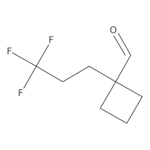 1-(3,3,3-Trifluoropropyl)cyclobutane-1-carbaldehyde Structure