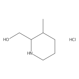 Cis-(3-methylpiperidin-2-yl)methanol hydrochloride Structure