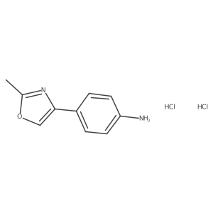 4-(2-Methyl-1,3-oxazol-4-yl)aniline dihydrochloride Structure