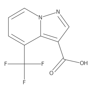 4-(Trifluoromethyl)pyrazolo[1,5-A]pyridine-3-carboxylic acid Structure