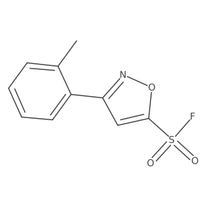 3-(2-Methylphenyl)-1,2-oxazole-5-sulfonyl fluoride结构式