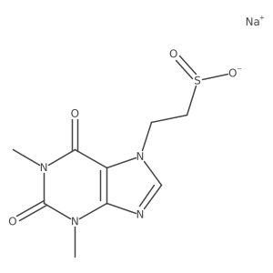 sodium 2-(1,3-dimethyl-2,6-dioxo-2,3,6,7-tetrahydro-1H-purin-7-yl)ethane-1-sulfinate Structure