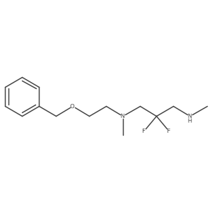 [2-(Benzyloxy)ethyl][2,2-difluoro-3-(methylamino)propyl]methylamine Structure