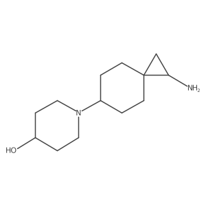 1-{1-Aminospiro[2.5]octan-6-yl}piperidin-4-ol Structure