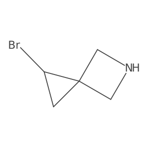 1-Bromo-5-azaspiro[2.3]hexane结构式