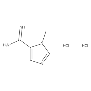 1-Methyl-1H-imidazole-5-carboximidamide dihydrochloride Structure