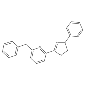 (4R)-2-(6-benzylpyridin-2-yl)-4-phenyl-4,5-dihydro-1,3-oxazole Structure