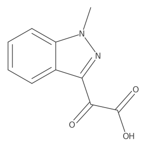2-(1-methyl-1H-indazol-3-yl)-2-oxoacetic acid Structure