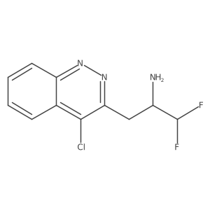 3-(4-Chlorocinnolin-3-yl)-1,1-difluoropropan-2-amine结构式