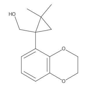 [1-(2,3-Dihydro-1,4-benzodioxin-5-yl)-2,2-dimethylcyclopropyl]methanol Structure