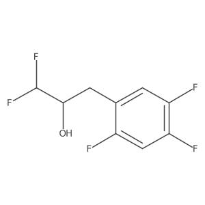 1,1-Difluoro-3-(2,4,5-trifluorophenyl)propan-2-ol Structure