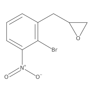 2-[(2-Bromo-3-nitrophenyl)methyl]oxirane Structure