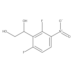 1-(2,6-Difluoro-3-nitrophenyl)ethane-1,2-diol Structure