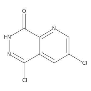 3,5-Dichloro-pyrido[2,3-d]pyridazin-8(7h)-one结构式