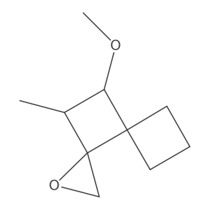 8-Methoxy-9-methyl-2-oxadispiro[2.0.34.23]nonane结构式