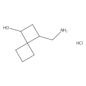 1-(Aminomethyl)spiro[3.3]heptan-3-ol;hydrochloride Structure