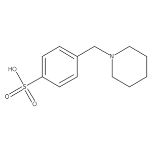4-(Piperidin-1-ylmethyl)benzenesulfonic acid结构式