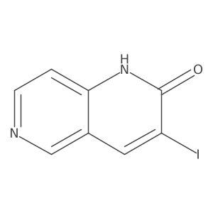 3-iodo-1,6-naphthyridin-2(1H)-one Structure