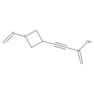 3-(1-Nitrosoazetidin-3-yl)prop-2-ynoic acid Structure
