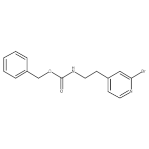 benzyl N-[2-(2-bromopyridin-4-yl)ethyl]carbamate Structure