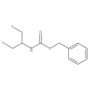 benzyl N-(1,3-difluoropropan-2-yl)carbamate Structure