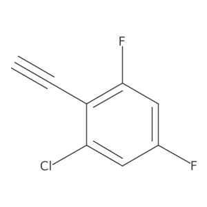 1-Chloro-2-ethynyl-3,5-difluorobenzene Structure