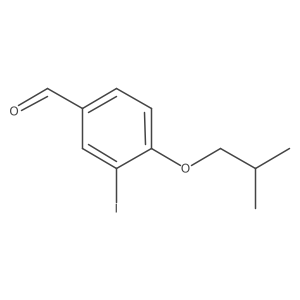 3-Iodo-4-Isobutoxybenzaldehyde结构式