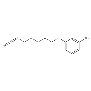 3-[(5-Azidopentyl)oxy]aniline Structure