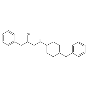1-[(1-Benzylpiperidin-4-yl)amino]-3-phenylpropan-2-ol Structure