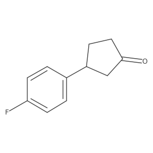 (S)-3-(4-Fluorophenyl)cyclopentan-1-one Structure