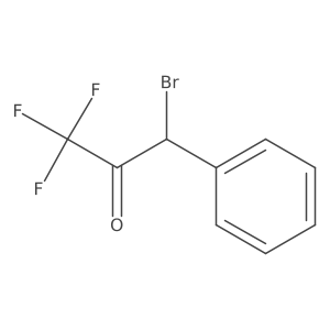 3-Bromo-1,1,1-trifluoro-3-phenylpropan-2-one结构式
