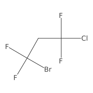 1-Bromo-3-chloro-1,1,3,3-tetrafluoropropane结构式