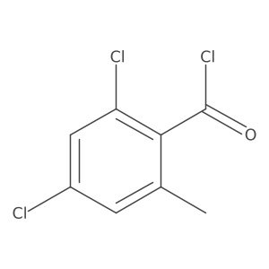 2,4-Dichloro-6-methylbenzoyl chloride结构式