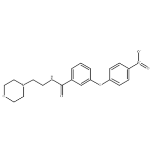 N-[2-(4-morpholinyl)ethyl]-3-(4-nitrophenoxy)benzamide Structure