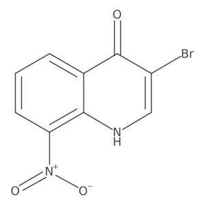 3-Bromo-1,4-dihydro-8-nitro-4-oxoquinoline Structure