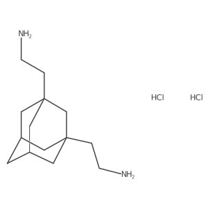 Tricyclo[3.3.1.13,7]decane-1,3-diethanamine, dihydrochloride Structure