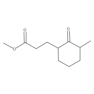 Cyclohexanepropanoic acid, 3-methyl-2-oxo-, methyl ester, cis- Structure