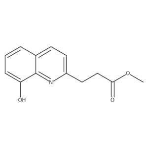Methyl 3-(8-hydroxy-2-quinolinyl)propanoate结构式