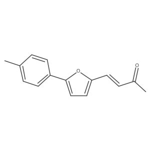 4-[5-(4-Methylphenyl)furan-2-yl]but-3-en-2-one Structure